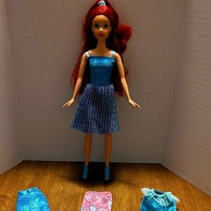 Vintage 2006 Redressed Disney My Little Mermaid Ariel Doll